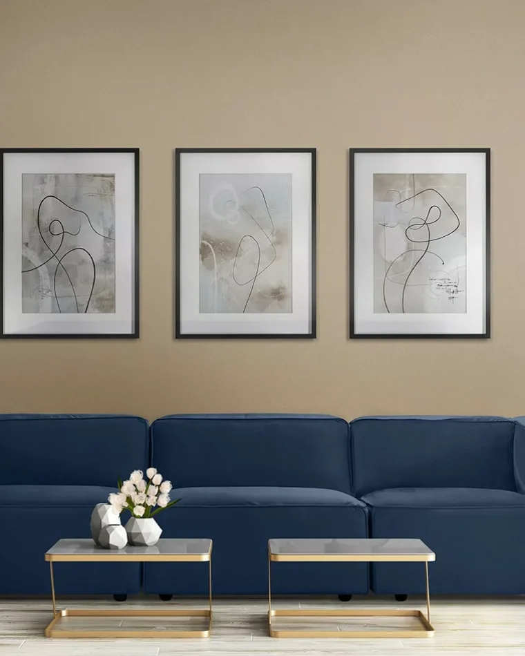How to style a navy corner sofa for a modern look