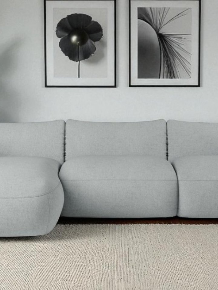 Elevate your interior style with the effortless appeal of a grey corner sofa