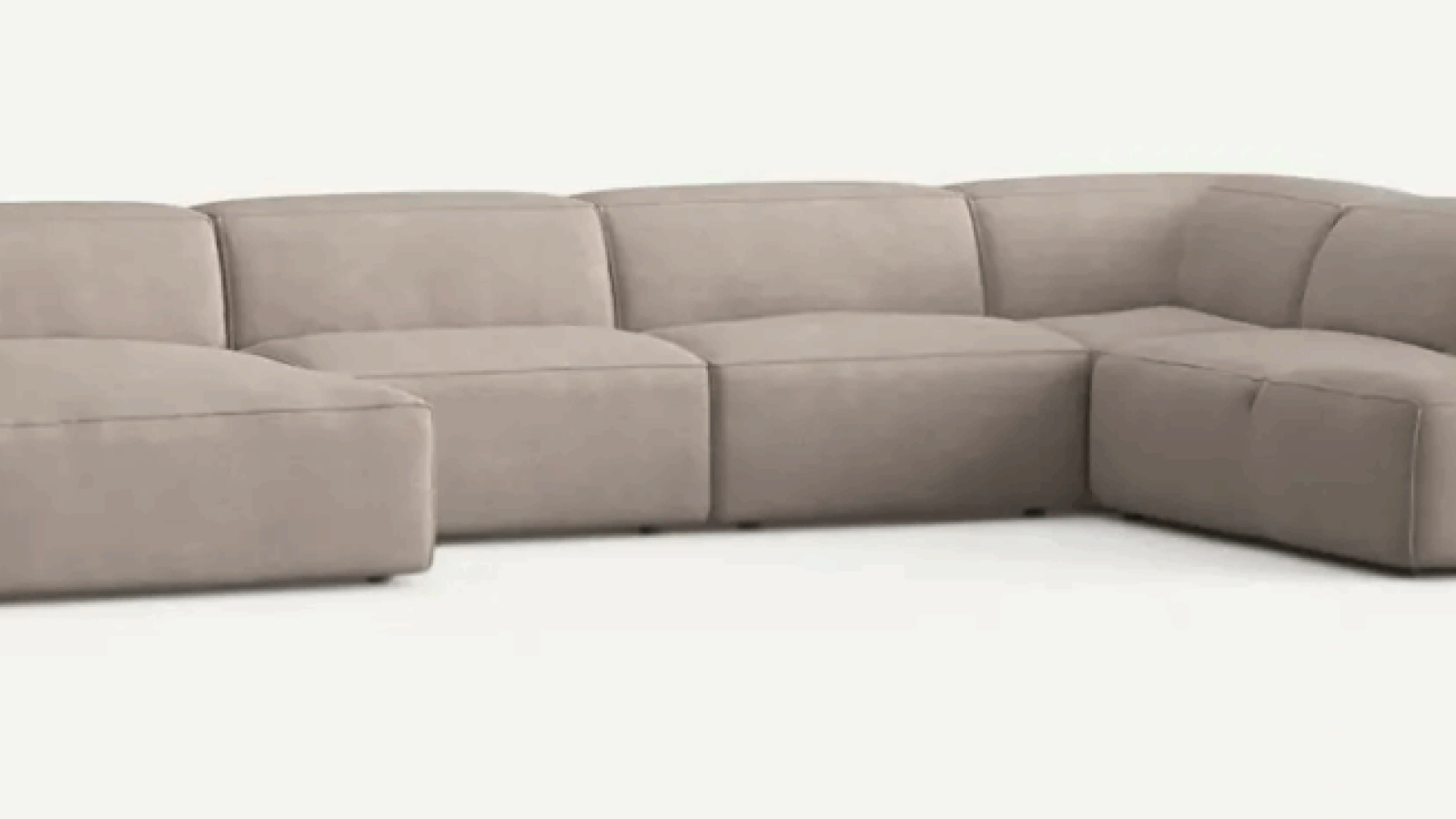 Gather in style with the spacious comfort of U shape sofas