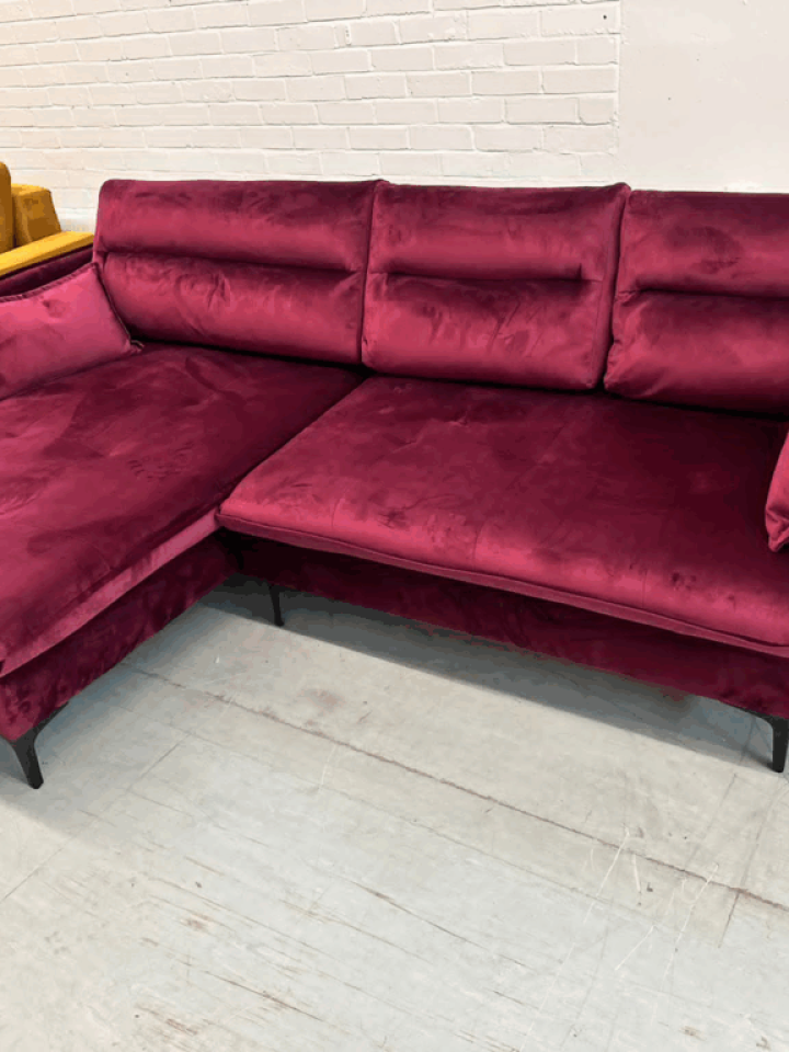 How to decorate around bold-coloured furniture