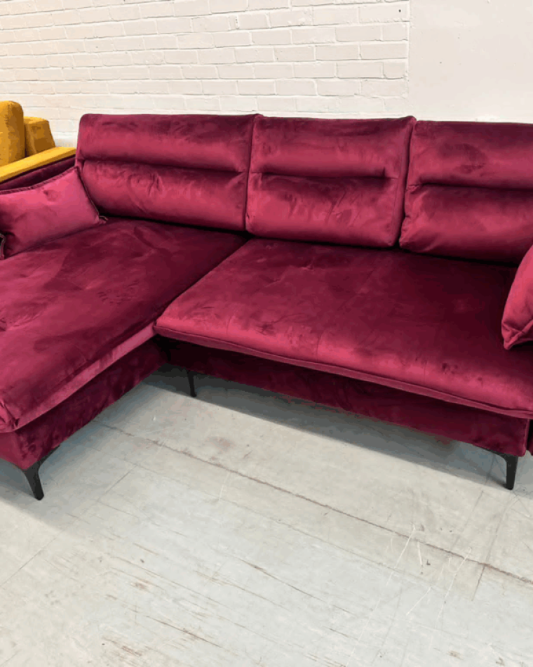 How to decorate around bold-coloured furniture
