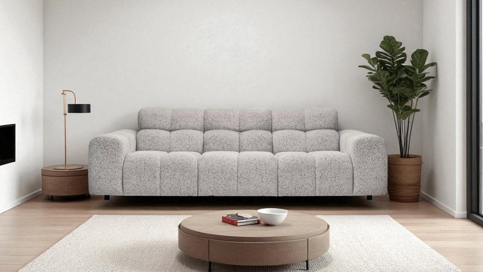 How to arrange furniture in square-shaped rooms