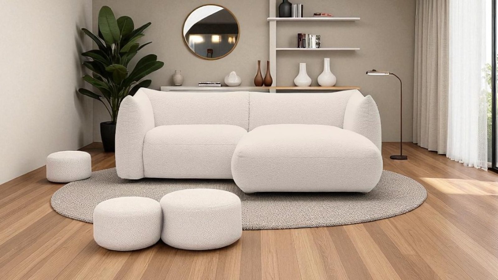 How to incorporate curved furniture into modern spaces