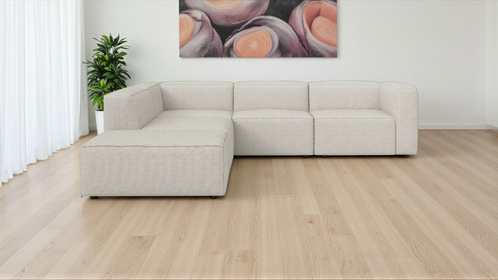 How to decorate a blank wall behind your sofa?