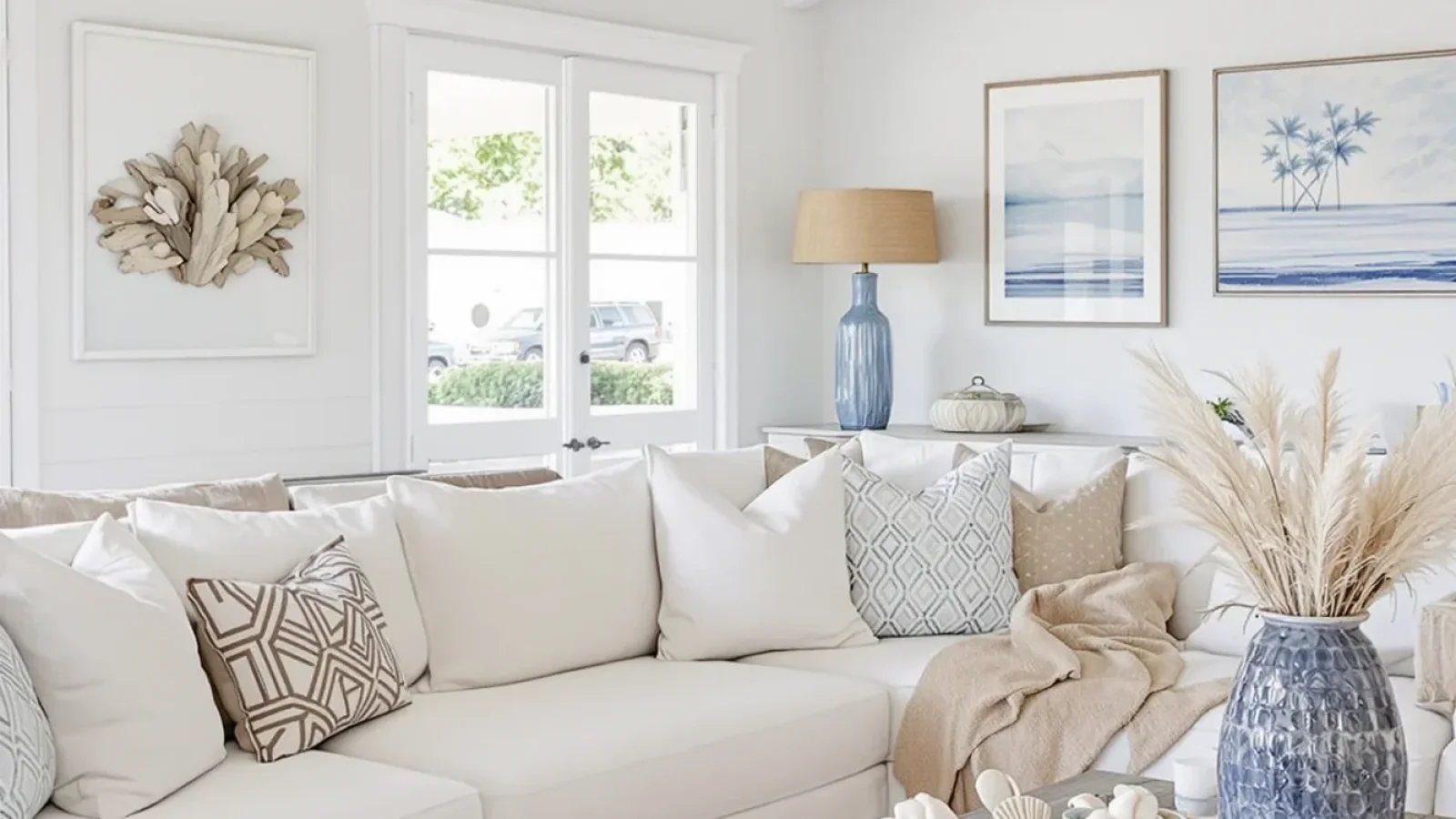 Hampton Style Living Room: How to Decorate? Colours & Furniture