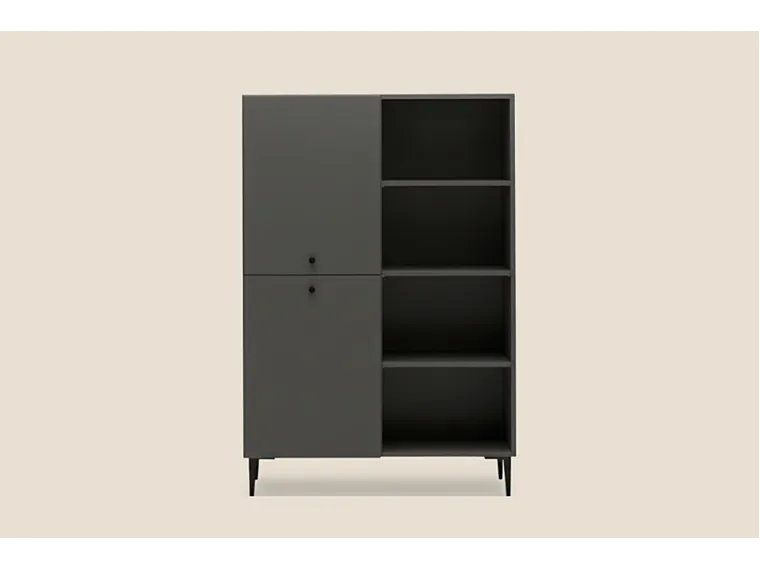 Maya Display Cabinet Anthracite