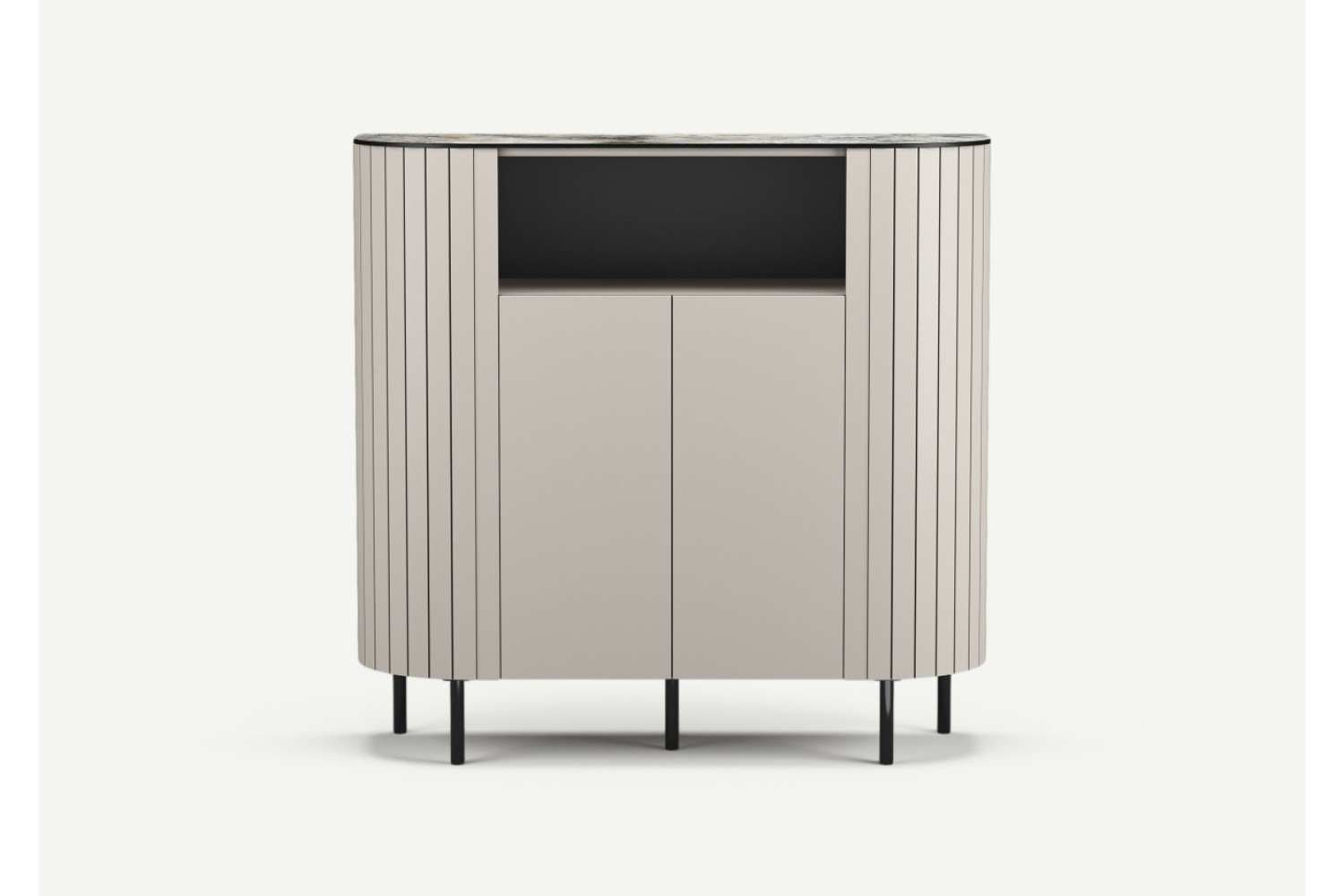 Mila Tall Sideboard Two Doors Cashmere