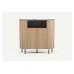 Mila Tall Sideboard Two Doors Sandy Oak