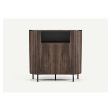 Mila Tall Sideboard Two Doors Baroque Oak