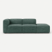 Moved 2 Seater Side Chaise Sofa