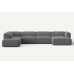 Moved XL U Shaped Sofa with Side Chaise