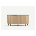 Mila Sideboard Three Doors Sandy Oak