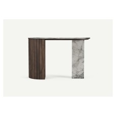 Mila Console Table Baroque Oak Left