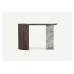 Mila Console Table Baroque Oak Left