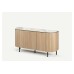 Mila Sideboard Three Doors Sandy Oak