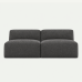 Moved XL Armless 2 Seater Sofa