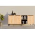 Horizon Sideboard Cupboard and Open Shelves Large