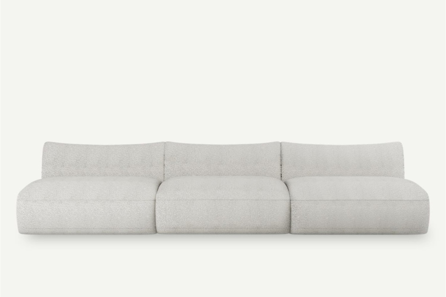 Cosy XL Armless 3 Seater Sofa