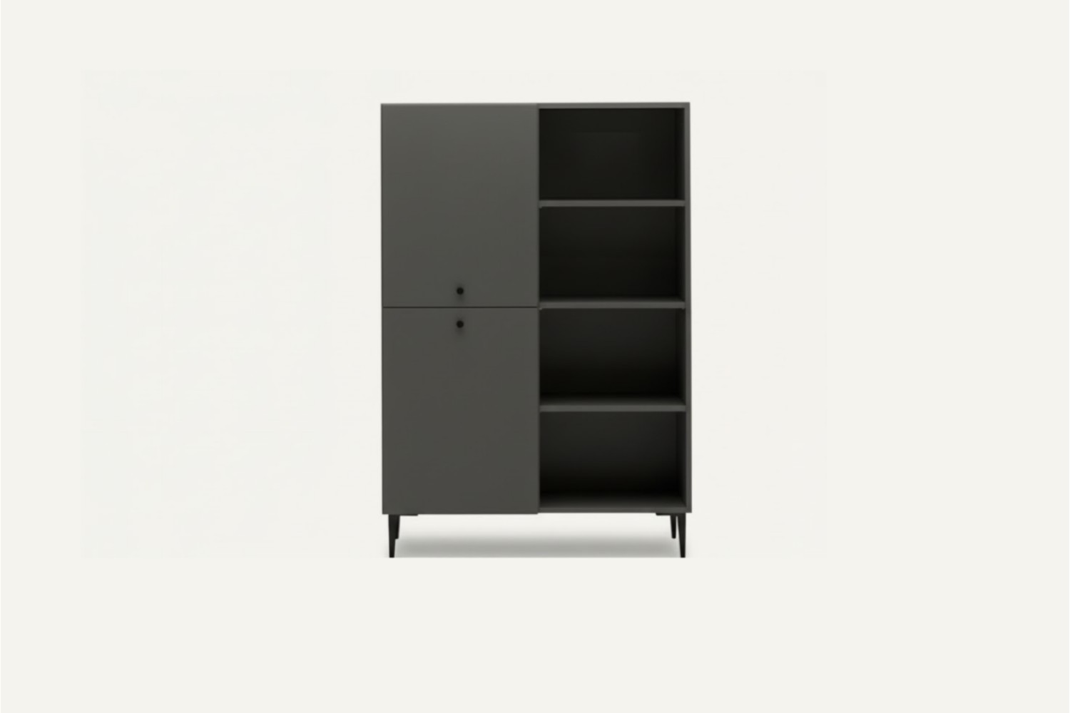 Maya Display Cabinet Anthracite