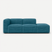 Moved 2 Seater Side Chaise Sofa