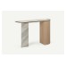 Mila Console Table Sandy Oak Right