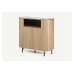 Mila Tall Sideboard Two Doors Sandy Oak