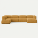 Moved XL U Shaped Sofa with Side Chaise