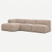 Moved XL Open Side 3 Seater Corner Sofa