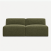 Moved XL Armless 2 Seater Sofa