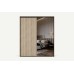 Deko Sliding Wardrobe with Mirror 200 cm