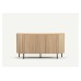 Mila Sideboard Three Doors Sandy Oak