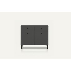 Maya Sideboard Cupboard and Drawers Small Anthracite