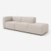 Moved 2 Seater Side Chaise Sofa
