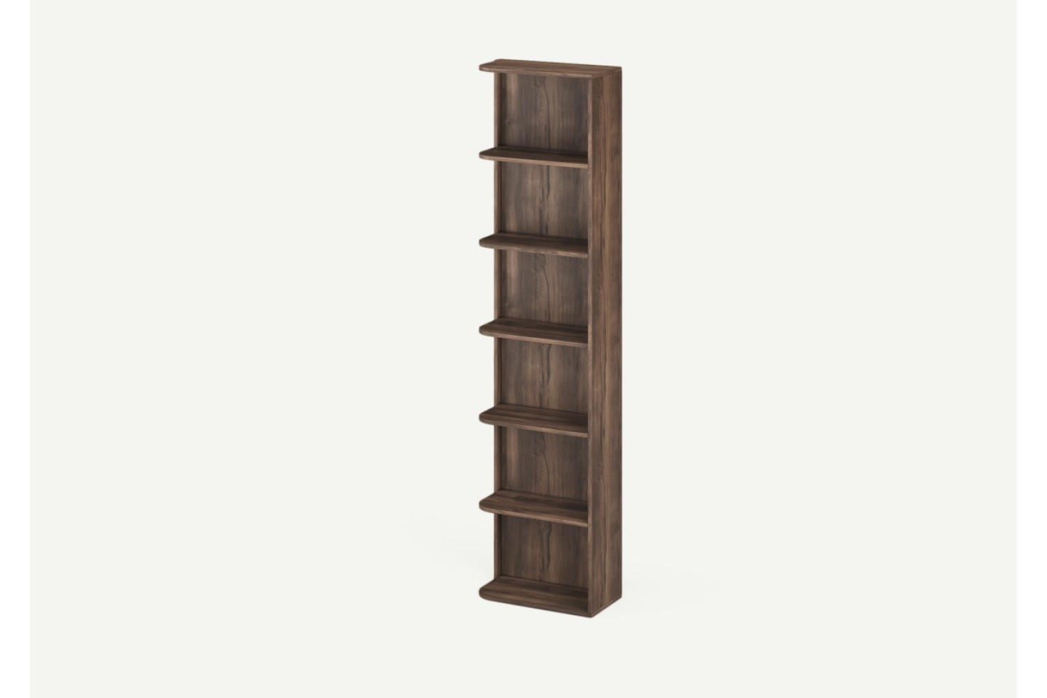 Mila Bookcase Open Shelves Baroque Oak