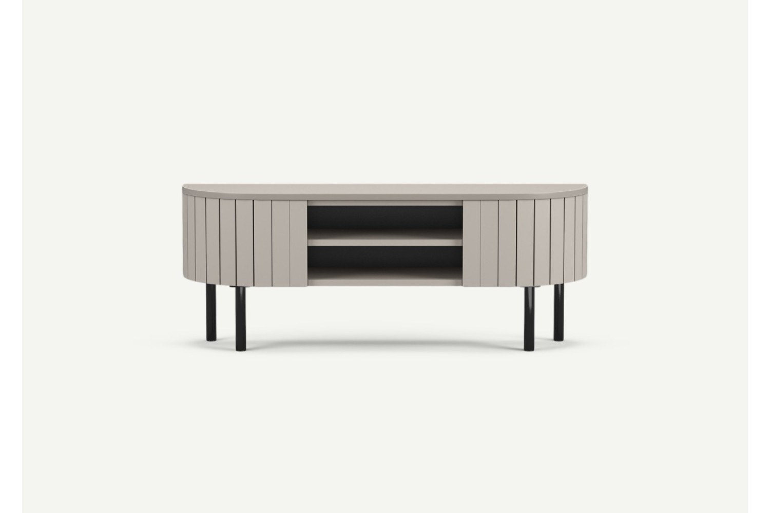 Mila TV Unit Open Shelves Small Cashmere