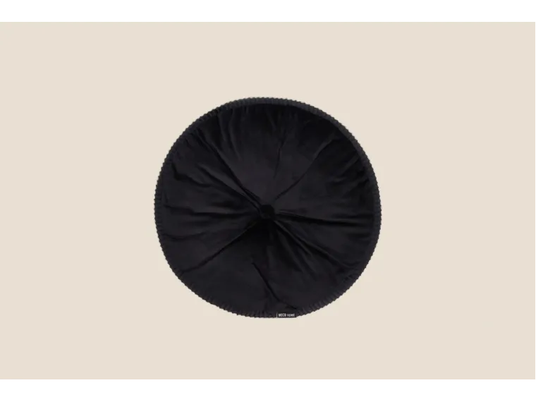 Round Pleated Decorative Cushion