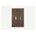 Mila Wardrobe Trio Baroque Oak
