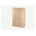 Mila Wardrobe Trio Sandy Oak