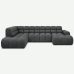 Cloudy Large U Shaped Corner Sofa