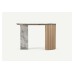 Mila Console Table Sandy Oak Right