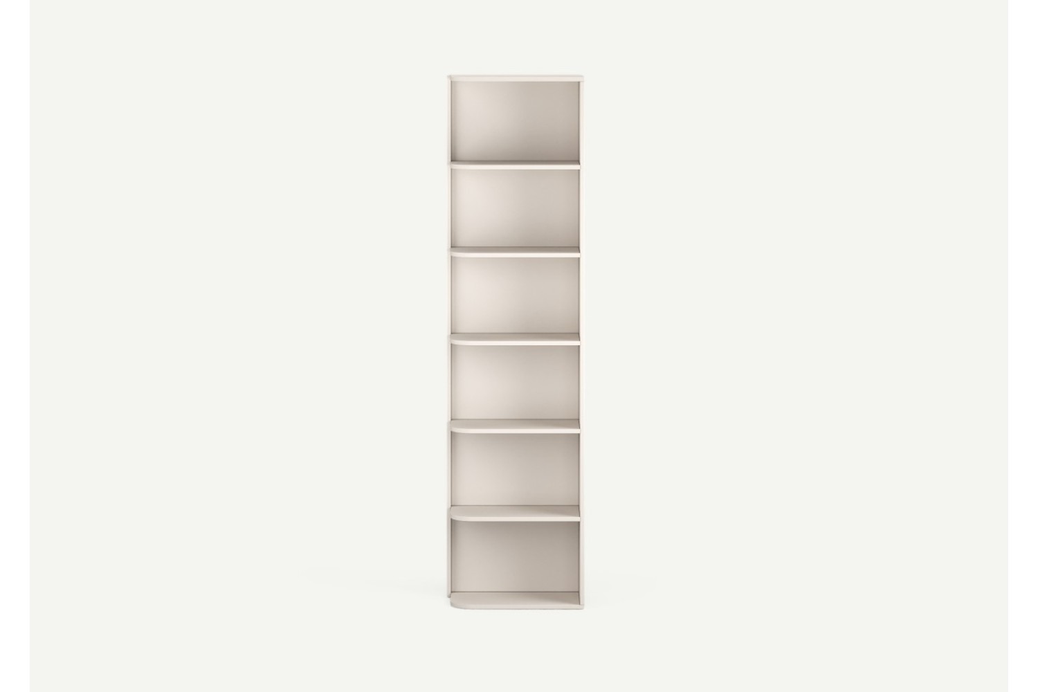 Mila Bookcase Open Shelves Cashmere