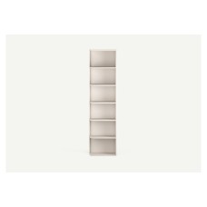 Mila Bookcase Open Shelves Cashmere