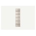 Mila Bookcase Open Shelves Cashmere