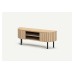Mila TV Unit Open Shelves Small Sandy Oak