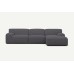 Quintin Wide 3 Seater Corner Sofa