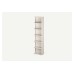 Mila Bookcase Open Shelves Cashmere