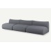 Cosy XL Armless 3 Seater Sofa