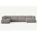 Moved XL U Shaped Sofa with Side Chaise