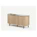 Mila Sideboard Three Doors Sandy Oak