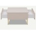 Maya Coffee Table Drawers Cashmere